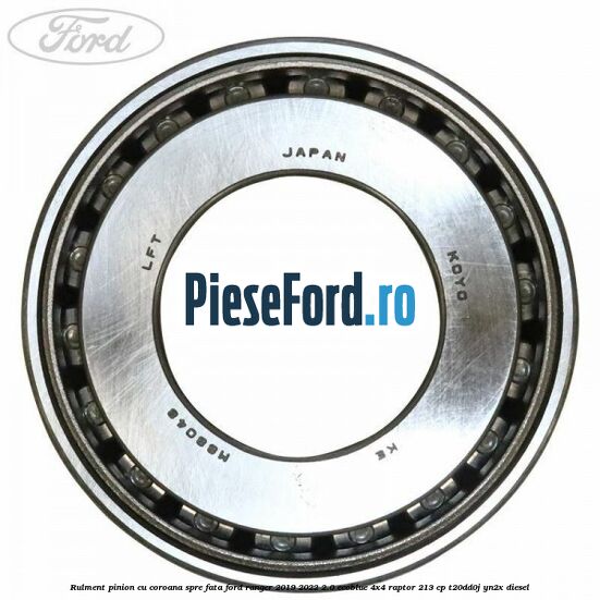 Rulment pinion cu coroana spre fata Ford Ranger 2019-2022 2.0 EcoBlue 4x4 Raptor 213 cp Rulment pinion cu coroana spre fata Ford Ranger 2019-2022 2.0 EcoBlue 4x4 Raptor 213 cp T20DD0J, YN2X diesel
