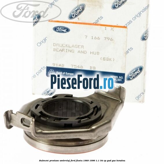 Rulment presiune ambreiaj Ford Fiesta 1989-1996 1.1 54 cp GUD, GUE benzina