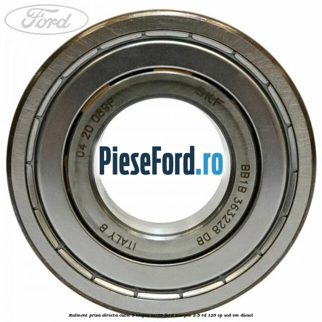 Rulment priza directa cutie 5 trepte MT75 Ford Scorpio 2.5 TD 125 cp SCD, VM diesel