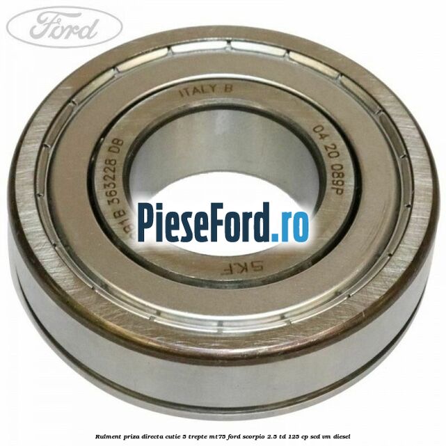 Rulment priza directa cutie 5 trepte MT75 Ford Scorpio 2.5 TD 125 cp SCD, VM diesel