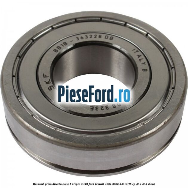 Rulment priza directa cutie 5 trepte MT75 Ford Transit 1994-2000 2.5 TD 75 cp 4HA, 4HD diesel