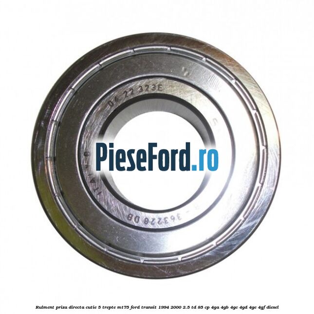 Rulment priza directa cutie 5 trepte MT75 Ford Transit 1994-2000 2.5 TD 85 cp 4GA, 4GB, 4GC, 4GD, 4GE, 4GF diesel