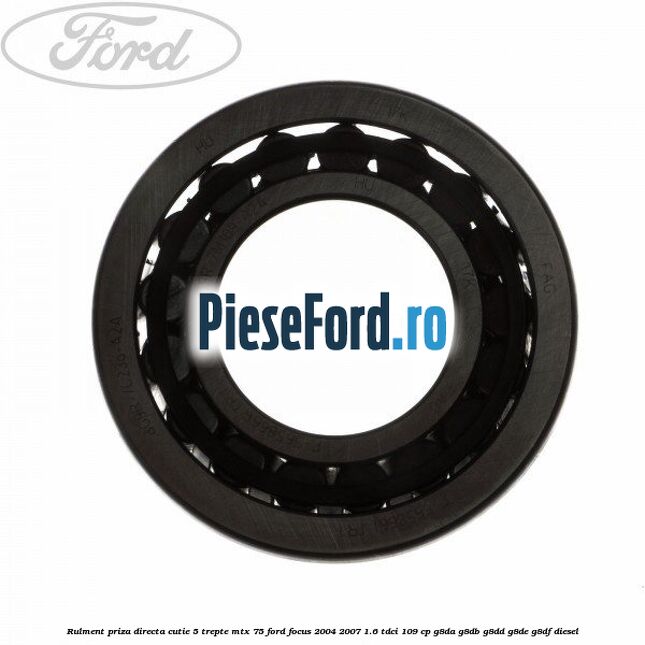 Rulment priza directa cutie 5 trepte MTX 75 Ford Focus 2004-2007 1.6 TDCi 109 cp G8DA, G8DB, G8DD, G8DE, G8DF diesel