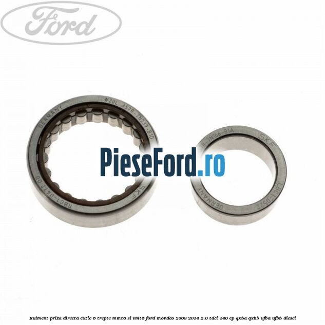 Rulment priza directa cutie 6 trepte MMT6 si VMT6 Ford Mondeo 2008-2014 2.0 TDCi 140 cp QXBA, QXBB, UFBA, UFBB diesel