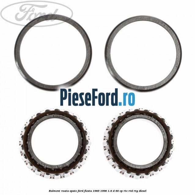 Rulment roata spate Ford Fiesta 1989-1996 1.8 D 60 cp Rulment roata spate Ford Fiesta 1989-1996 1.8 D 60 cp RTC, RTD, RTG diesel