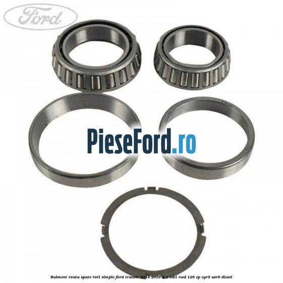 Rulment roata spate roti simple Ford Transit 2014-2018 2.2 TDCi RWD 125 cp Rulment roata spate roti simple Ford Transit 2014-2018 2.2 TDCi RWD 125 cp CYR5, USR6 diesel