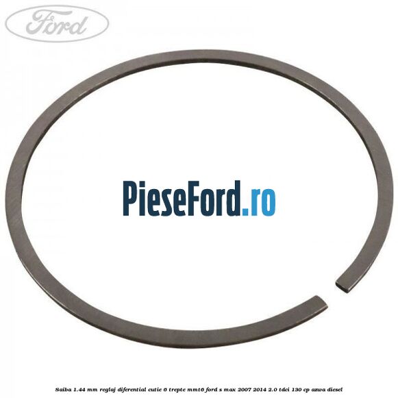 Saiba 1.44 MM reglaj diferential cutie 6 trepte MMT6 Ford S-Max 2007-2014 2.0 TDCi 130 cp AZWA diesel