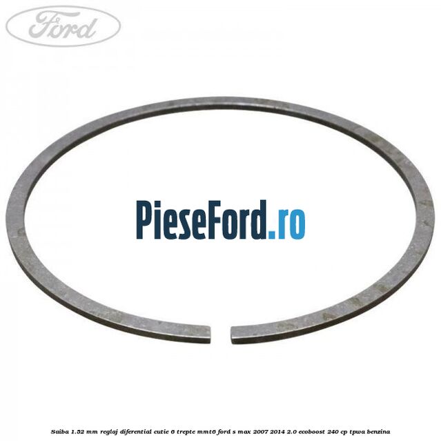 Saiba 1.52 MM reglaj diferential cutie 6 trepte MMT6 Ford S-Max 2007-2014 2.0 EcoBoost 240 cp TPWA benzina