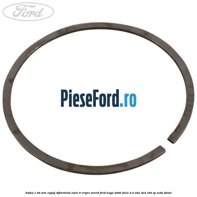 Saiba 1.54 MM reglaj diferential cutie 6 trepte MMT6 Ford Kuga 2008-2012 2.0 TDCI 4x4 163 cp TXDA diesel