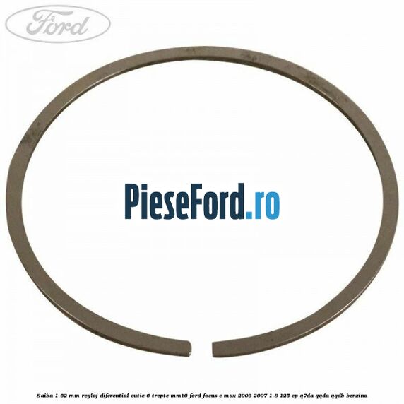 Saiba 1.62 MM reglaj diferential cutie 6 trepte MMT6 Ford Focus C-Max 2003-2007 1.8 125 cp Q7DA, QQDA, QQDB benzina