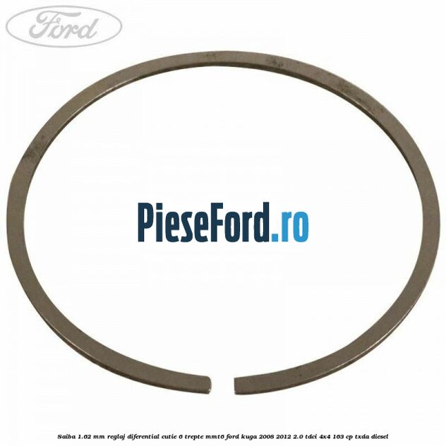 Saiba 1.62 MM reglaj diferential cutie 6 trepte MMT6 Ford Kuga 2008-2012 2.0 TDCI 4x4 163 cp TXDA diesel