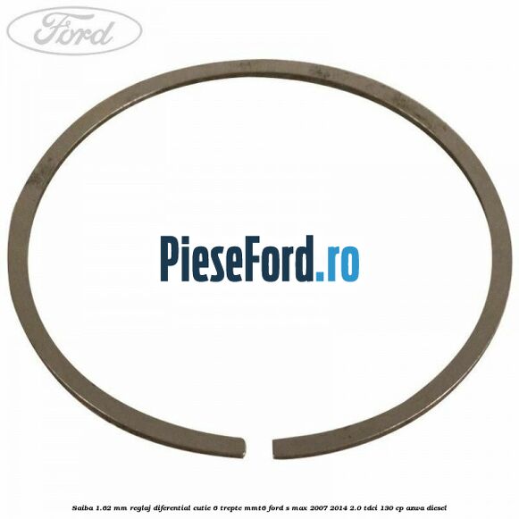 Saiba 1.62 MM reglaj diferential cutie 6 trepte MMT6 Ford S-Max 2007-2014 2.0 TDCi 130 cp AZWA diesel