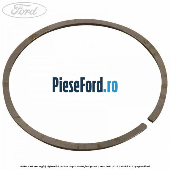 Saiba 1.64 MM reglaj diferential cutie 6 trepte MMT6 Ford Grand C-Max 2011-2015 2.0 TDCi 115 cp TYDA diesel