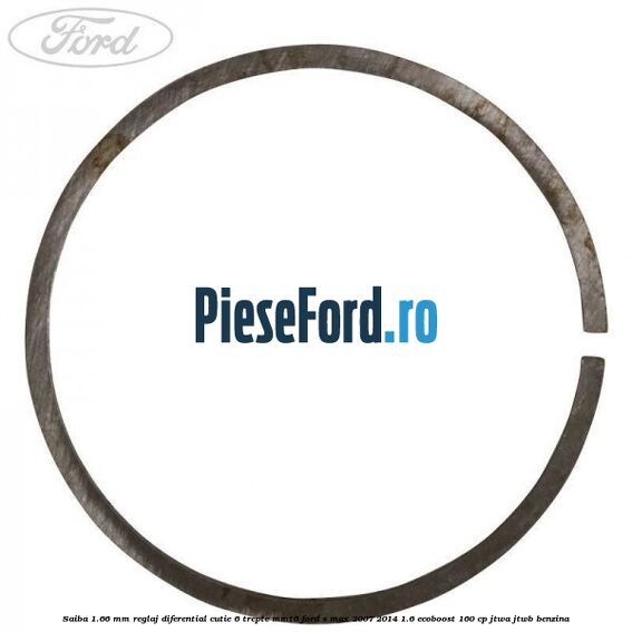 Saiba 1.66 MM reglaj diferential cutie 6 trepte MMT6 Ford S-Max 2007-2014 1.6 EcoBoost 160 cp JTWA, JTWB benzina