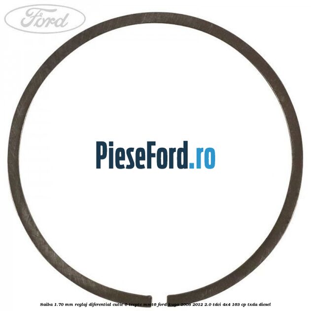 Saiba 1.70 MM reglaj diferential cutie 6 trepte MMT6 Ford Kuga 2008-2012 2.0 TDCI 4x4 163 cp TXDA diesel