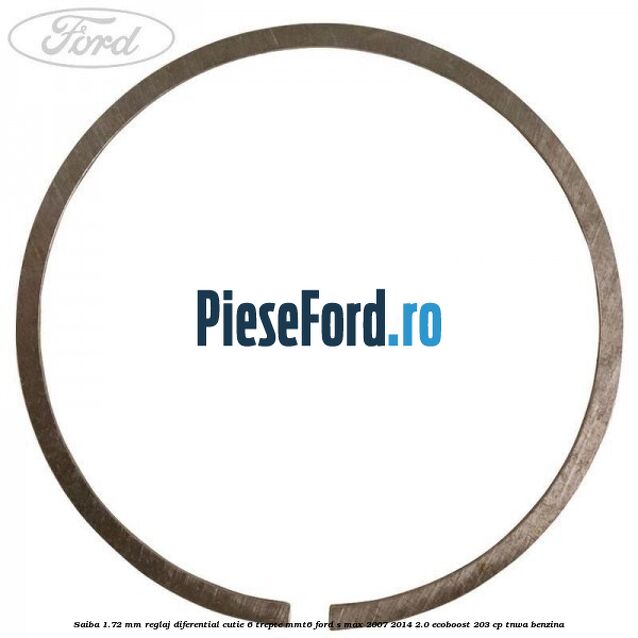 Saiba 1.72 MM reglaj diferential cutie 6 trepte MMT6 Ford S-Max 2007-2014 2.0 EcoBoost 203 cp TNWA benzina