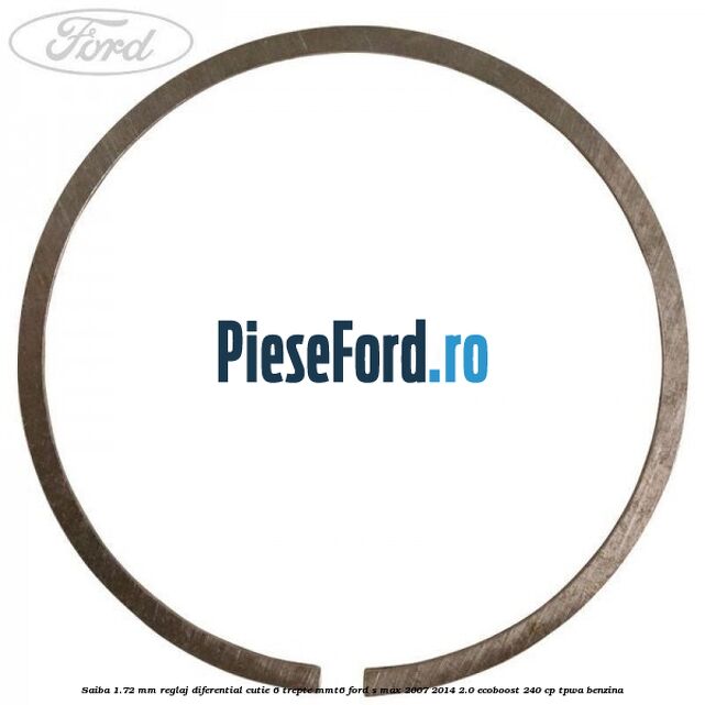 Saiba 1.72 MM reglaj diferential cutie 6 trepte MMT6 Ford S-Max 2007-2014 2.0 EcoBoost 240 cp TPWA benzina