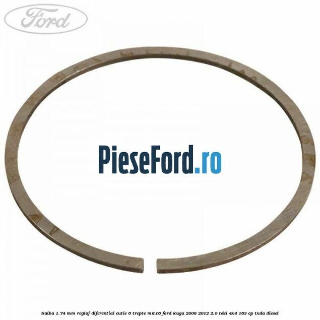 Saiba 1.74 MM reglaj diferential cutie 6 trepte MMT6 Ford Kuga 2008-2012 2.0 TDCI 4x4 163 cp TXDA diesel