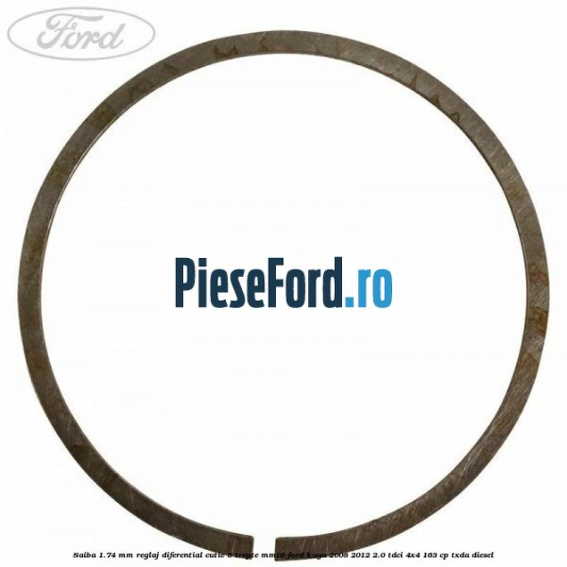 Saiba 1.74 MM reglaj diferential cutie 6 trepte MMT6 Ford Kuga 2008-2012 2.0 TDCI 4x4 163 cp TXDA diesel