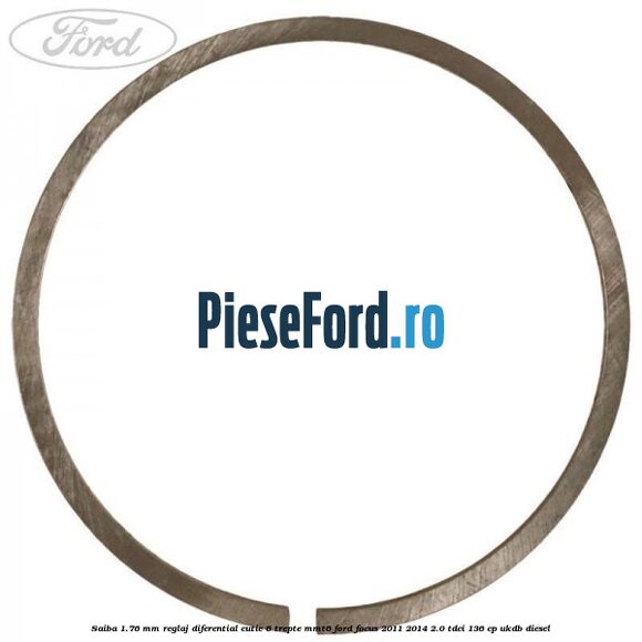 Saiba 1.76 MM reglaj diferential cutie 6 trepte MMT6 Ford Focus 2011-2014 2.0 TDCi 136 cp UKDB diesel