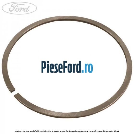 Saiba 1.76 MM reglaj diferential cutie 6 trepte MMT6 Ford Mondeo 2008-2014 1.8 TDCi 125 cp KHBA, QYBA diesel