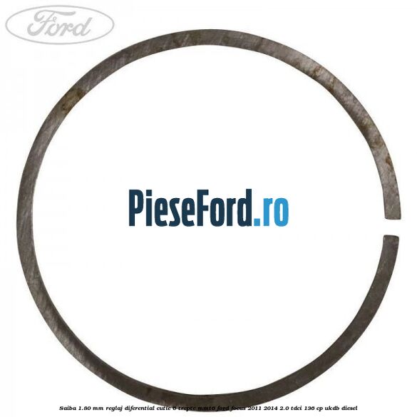 Saiba 1.80 MM reglaj diferential cutie 6 trepte MMT6 Ford Focus 2011-2014 2.0 TDCi 136 cp UKDB diesel