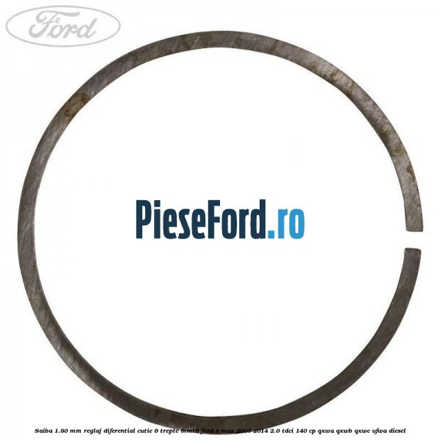 Saiba 1.80 MM reglaj diferential cutie 6 trepte MMT6 Ford S-Max 2007-2014 2.0 TDCi 140 cp QXWA, QXWB, QXWC, UFWA diesel