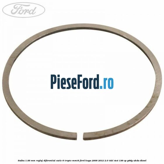 Saiba 1.88 MM reglaj diferential cutie 6 trepte MMT6 Ford Kuga 2008-2012 2.0 TDCi 4x4 136 cp G6DG, UKDA diesel