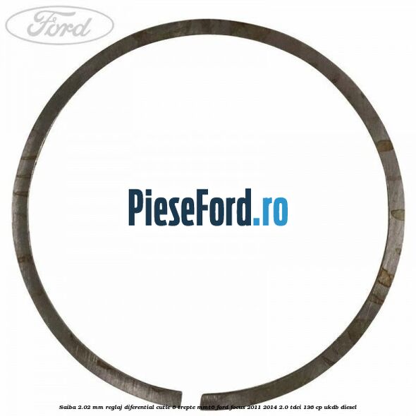 Saiba 2.02 MM reglaj diferential cutie 6 trepte MMT6 Ford Focus 2011-2014 2.0 TDCi 136 cp UKDB diesel