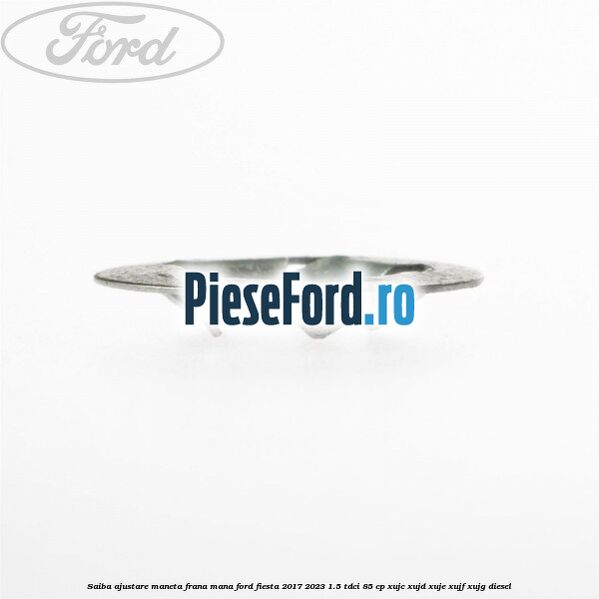 Saiba ajustare maneta frana mana Ford Fiesta 2017-2023 1.5 TDCi 85 cp XUJC, XUJD, XUJE, XUJF, XUJG diesel
