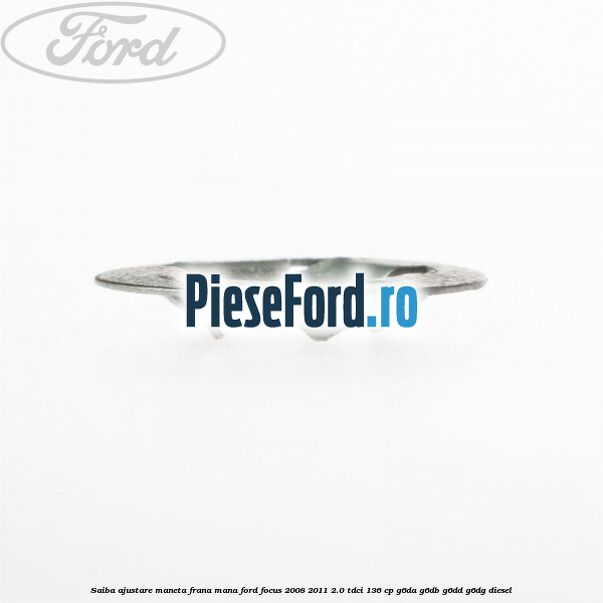 Saiba ajustare maneta frana mana Ford Focus 2008-2011 2.0 TDCi 136 cp G6DA, G6DB, G6DD, G6DG diesel