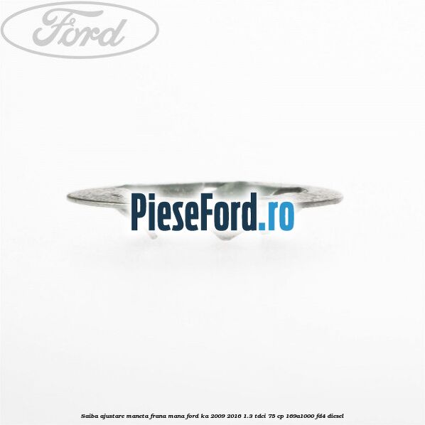 Saiba ajustare maneta frana mana Ford Ka 2009-2016 1.3 TDCi 75 cp 169A1000, FD4 diesel