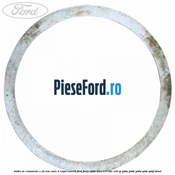 Saiba ax transmisie 1.22 mm cutie 5 trepte MTX75 Ford Focus 2008-2011 1.6 TDCi 109 cp Saiba ax transmisie 1.22 mm cutie 5 trepte MTX75 Ford Focus 2008-2011 1.6 TDCi 109 cp G8DA, G8DB, G8DD, G8DE, G8DF diesel