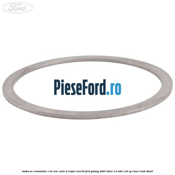 Saiba ax transmisie 1.41 mm cutie 5 trepte MTX75 Ford Galaxy 2007-2014 1.6 TDCi 115 cp T1WA, T1WB diesel