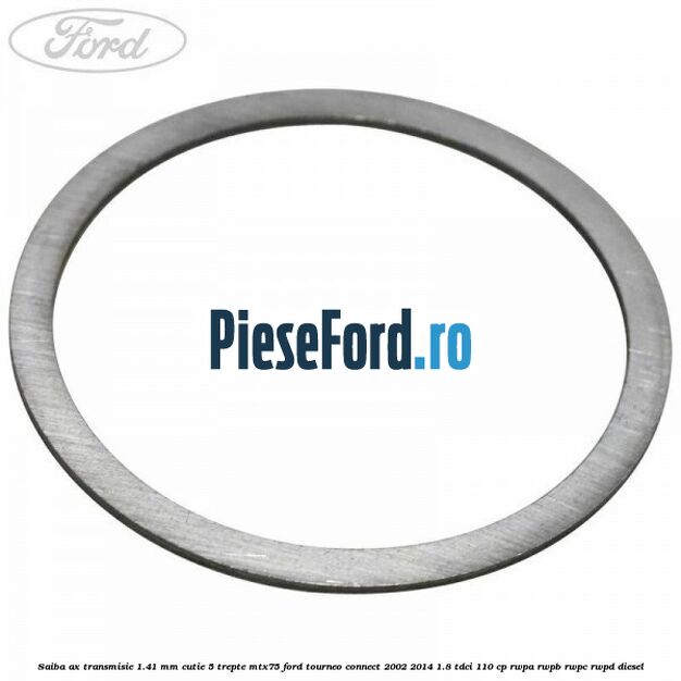 Saiba ax transmisie 1.41 mm cutie 5 trepte MTX75 Ford Tourneo Connect 2002-2014 1.8 TDCi 110 cp RWPA, RWPB, RWPC, RWPD diesel