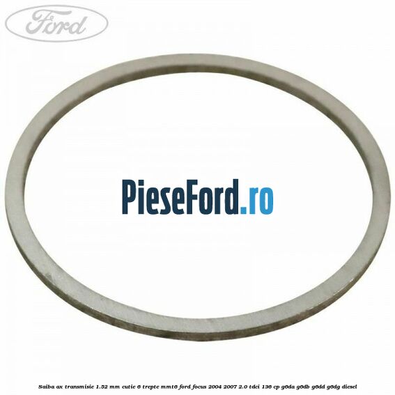 Saiba ax transmisie 1.52 mm cutie 6 trepte MMT6 Ford Focus 2004-2007 2.0 TDCi 136 cp
