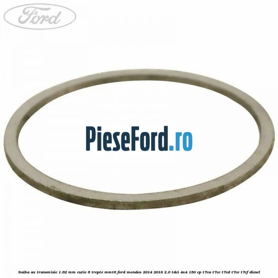 Saiba ax transmisie 1.62 mm cutie 6 trepte MMT6 Ford Mondeo 2014-2018 2.0 TDCi 4x4 150 cp T7CA, T7CC, T7CD, T7CE, T7CF diesel