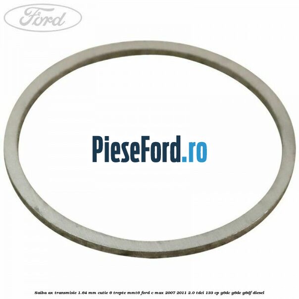 Saiba ax transmisie 1.64 mm cutie 6 trepte MMT6 Ford C-Max 2007-2011 2.0 TDCi 133 cp G6DC, G6DE, G6DF diesel