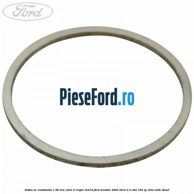 Saiba ax transmisie 1.86 mm cutie 6 trepte MMT6 Ford Mondeo 2008-2014 2.0 TDCi 163 cp TXBA, TXBB diesel