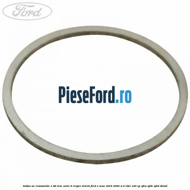 Saiba ax transmisie 1.86 mm cutie 6 trepte MMT6 Ford S-Max 2015-2023 2.0 TDCi 120 cp UFCA, UFCB, UFCD diesel