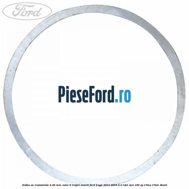 Saiba ax transmisie 2.02 mm cutie 6 trepte MMT6 Ford Kuga 2013-2016 2.0 TDCi 4x4 150 cp T7MA, T7MB diesel