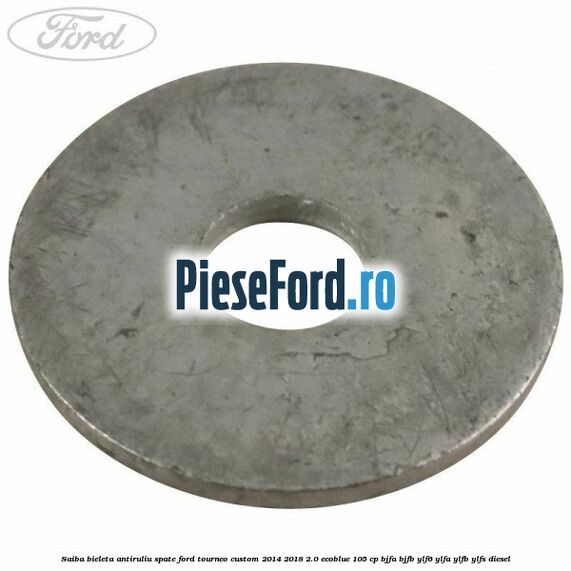 Saiba bieleta antiruliu spate Ford Tourneo Custom 2014-2018 2.0 EcoBlue 105 cp BJFA, BJFB, YLF6, YLFA, YLFB, YLFS diesel