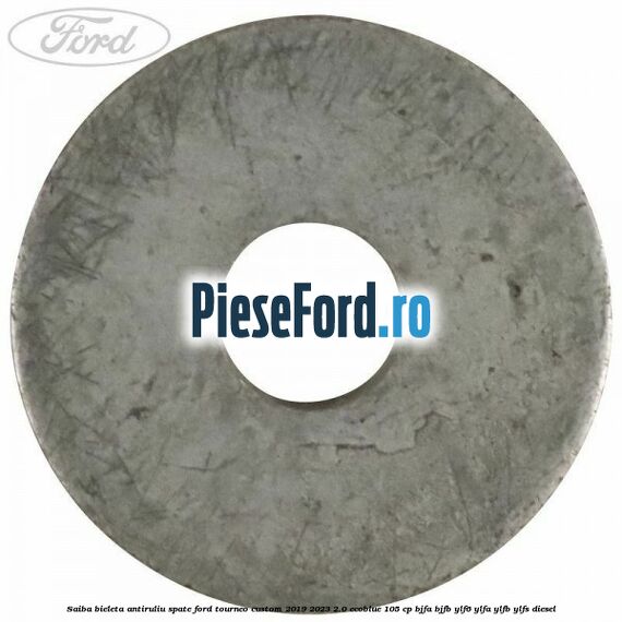 Saiba bieleta antiruliu spate Ford Tourneo Custom 2019-2023 2.0 EcoBlue 105 cp BJFA, BJFB, YLF6, YLFA, YLFB, YLFS diesel