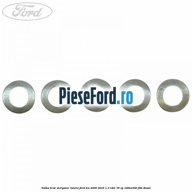 Saiba brat stergator, luneta Ford Ka 2009-2016 1.3 TDCi 75 cp 169A1000, FD4 diesel