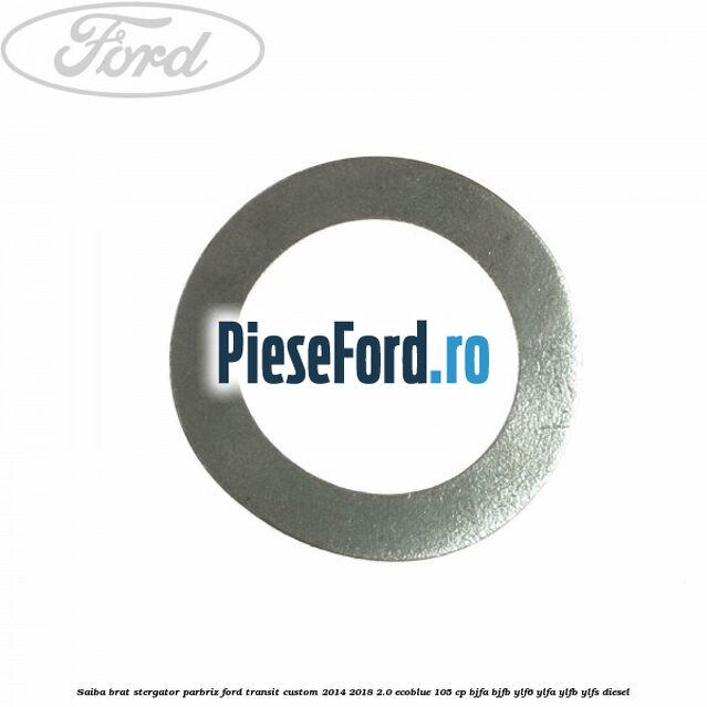 Saiba brat stergator parbriz Ford Transit Custom 2014-2018 2.0 EcoBlue 105 cp BJFA, BJFB, YLF6, YLFA, YLFB, YLFS diesel