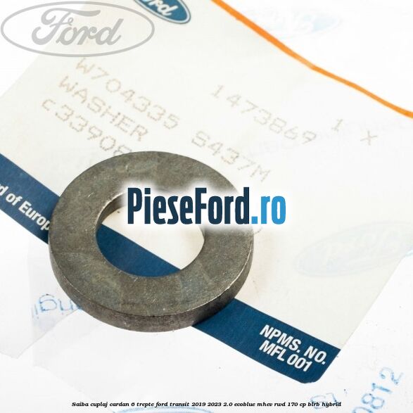 Saiba cuplaj cardan 6 trepte Ford Transit 2019-2023 2.0 EcoBlue mHEV RWD 170 cp BLRB Hybrid