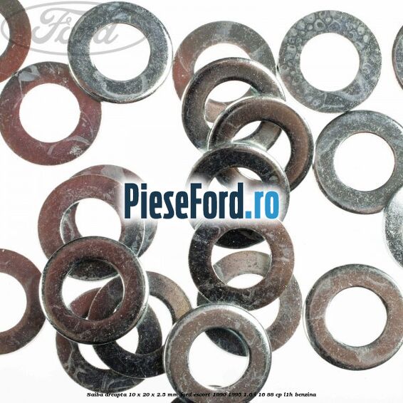 Saiba dreapta 10 x 20 x 2.5 mm Ford Escort 1990-1995 1.6 i 16 88 cp L1H benzina