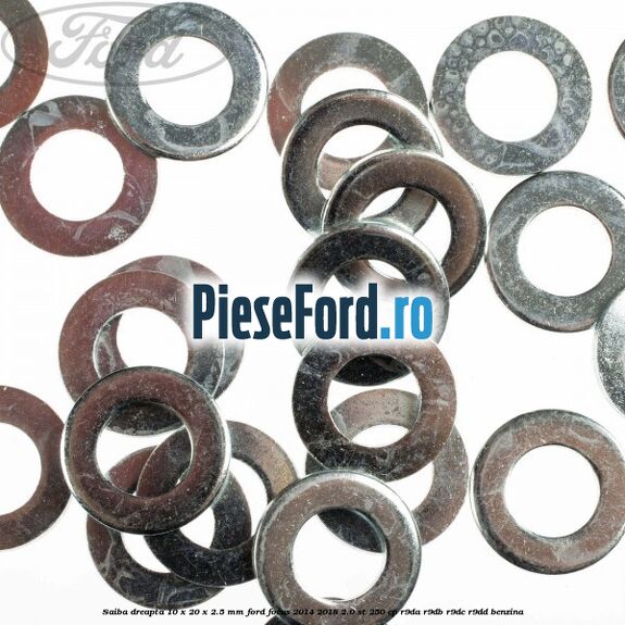 Saiba dreapta 10 x 20 x 2.5 mm Ford Focus 2014-2018 2.0 ST 250 cp R9DA, R9DB, R9DC, R9DD benzina