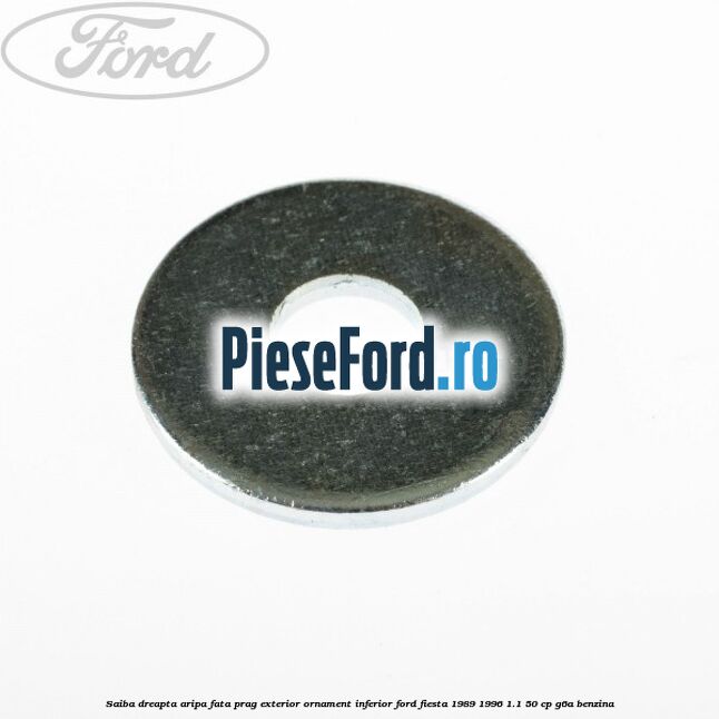 Saiba dreapta aripa fata prag exterior ornament inferior Ford Fiesta 1989-1996 1.1 50 cp G6A benzina