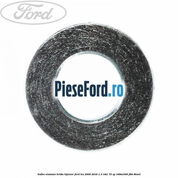 Saiba etansare brida injector Ford Ka 2009-2016 1.3 TDCi 75 cp Saiba etansare brida injector Ford Ka 2009-2016 1.3 TDCi 75 cp 169A1000, FD4 diesel